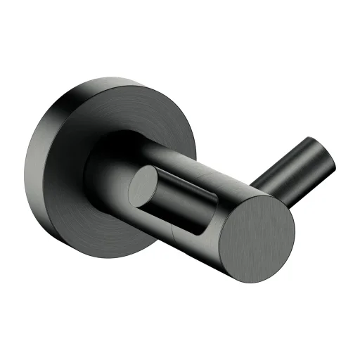 Omnires MODERN PROJECT Dvojitý háček, kartáčovaný grafit MP60120GR Autentický