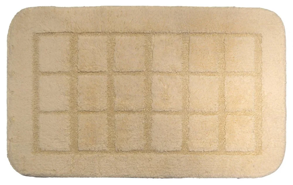 Ridder DELHI Koupelnová předložka 50x80cm s protiskluzem, 100% polyester, béžová Rychlé Dodání