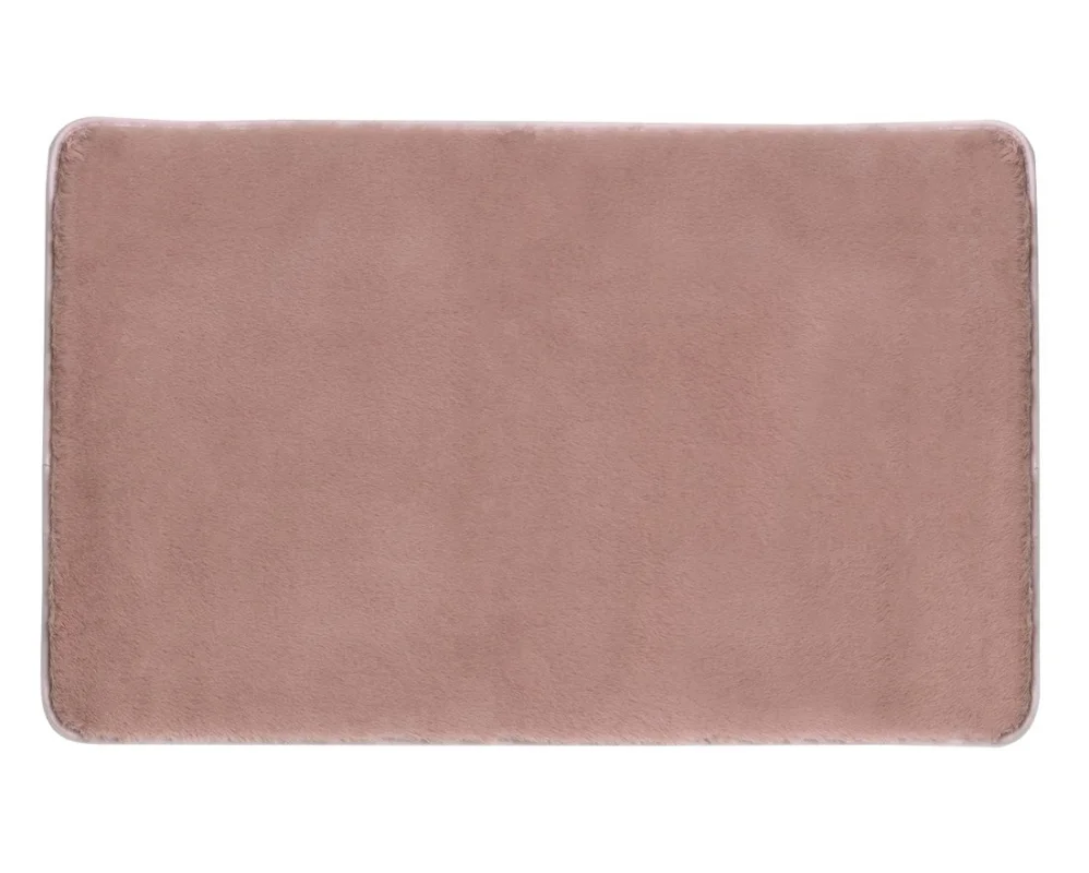 Nejlepší Volba Gedy FUZZY koupelnová předložka, 50x80cm, 100% polyester, protiskluz, růžová