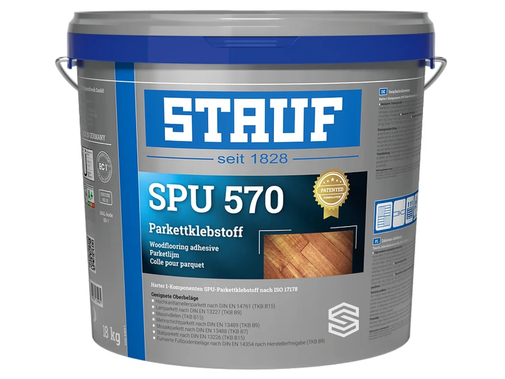 1K SPU lepidlo na dřevěné podlahy STAUF SPU 570 18 kg Víkendová Akce