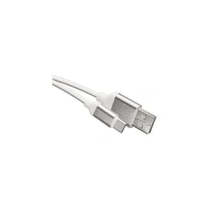 Značkový USB kabel 2.0 A/M - C/M 1m bílý